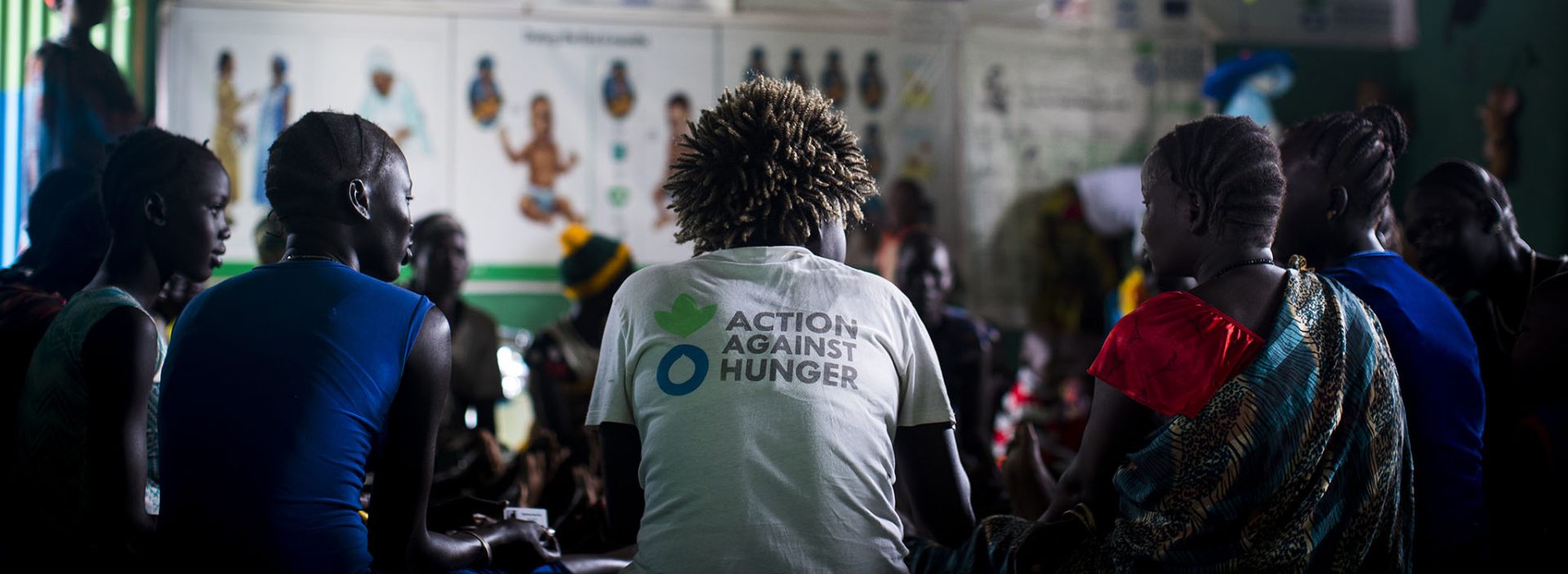 An Action Against Hunger mental health support group in Ethiopia.